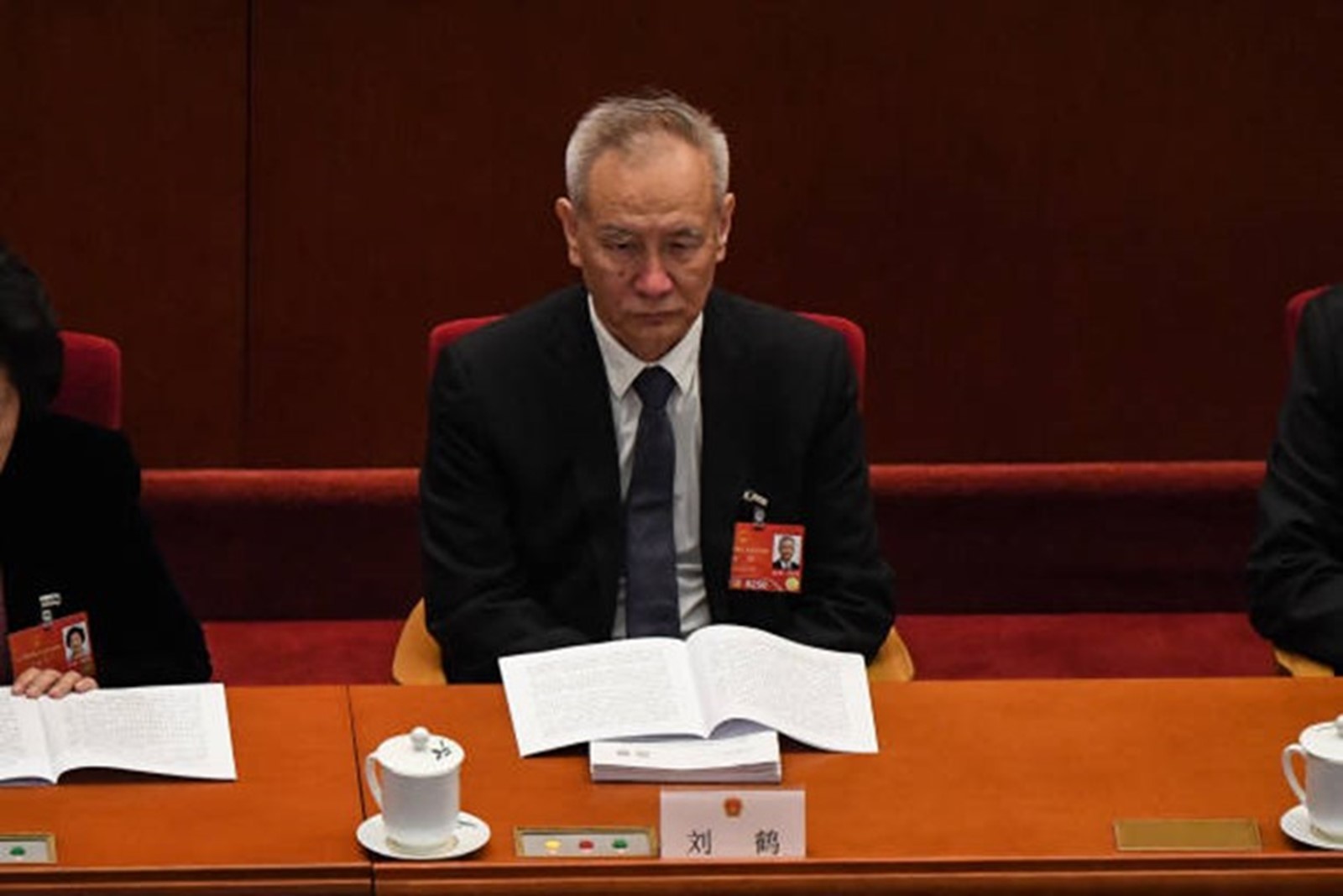 中共前國務院副總理劉鶴。資料圖片。（LEO RAMIREZ/AFP via Getty Images）