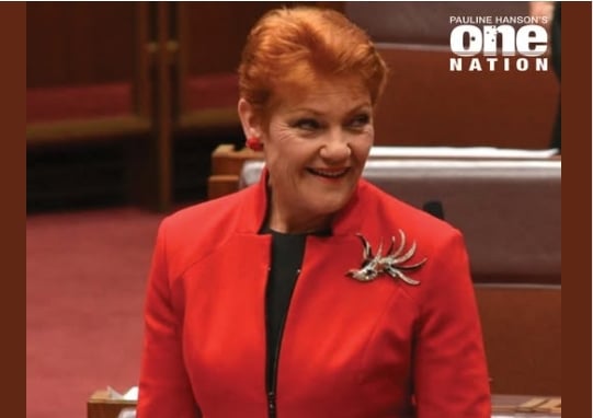 一国党领导人Pauline Hanson