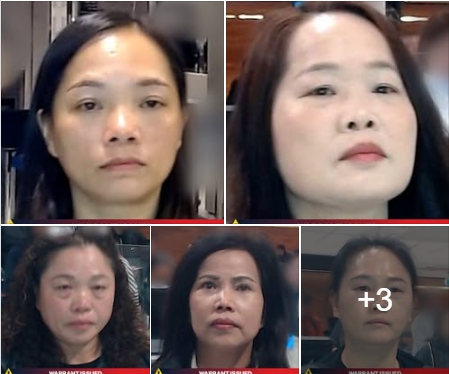 警方通缉七名华人