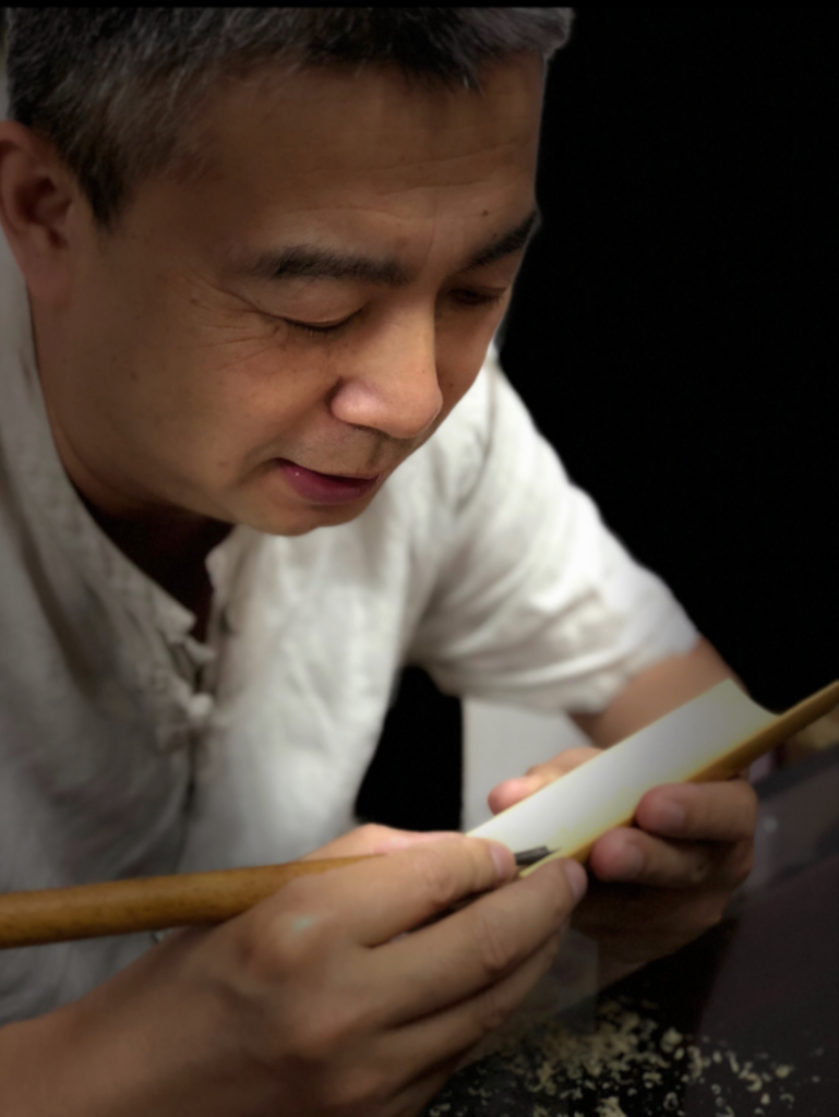 戚欣的微雕(圖:作者提供)