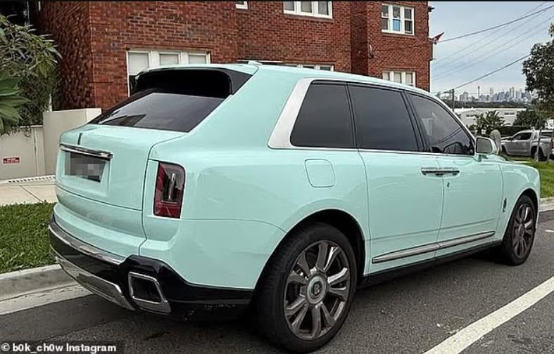 車身漆成Tiffany蓝的Cullinan，价值150萬澳元