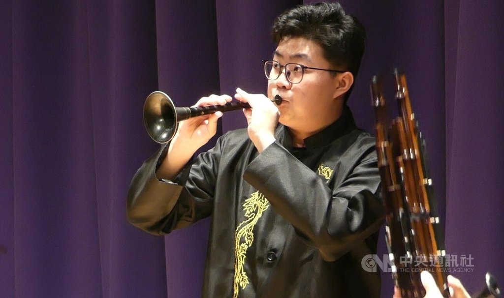 嗩吶樂手邱彦棠演奏「百鳥朝鳳」
