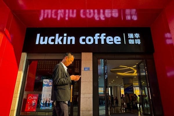 瑞幸咖啡在重慶的分店。（圖：Cheng Xin/Getty Images）
