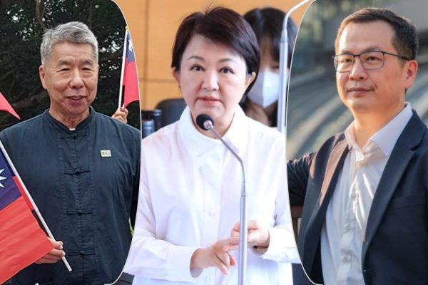 左至右：張亞中、盧秀燕、羅智強。（張亞中、盧秀燕、羅智強粉絲專頁擷圖）