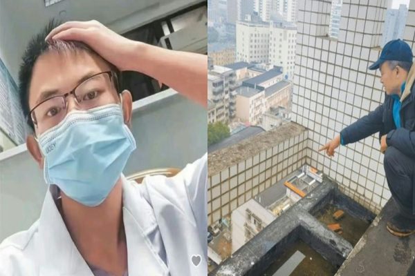 中南大學湘雅二醫院實習醫生羅帥宇。（微博擷圖）