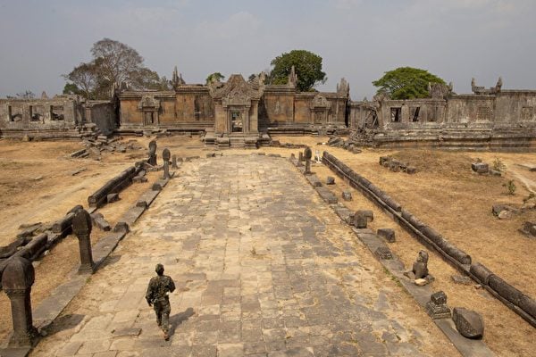 图为柏威夏寺（Preah Vihear）。(Paula Bronstein/Getty Images)
