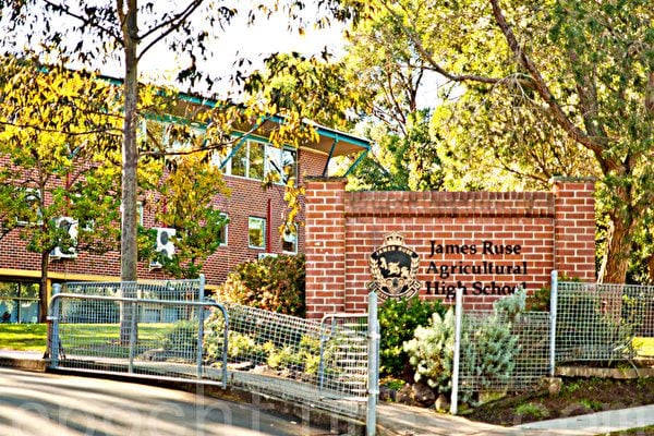 圖為著名的悉尼精英中學——James Ruse Agricultural High School。 （袁麗 /大紀元）