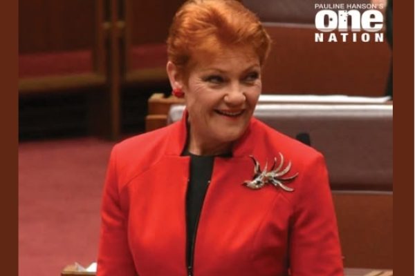一国党领导人Pauline Hanson