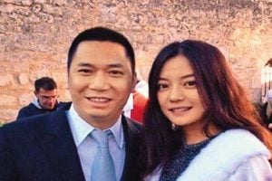 中国影星赵薇与其前夫黄有龙。（网络图片）
