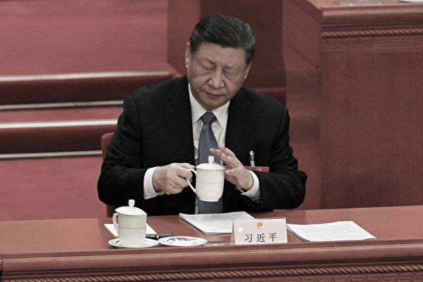 2024年3月8日，習近平在全國人大會議上。(Pedro Pardo/AFP via Getty Images)