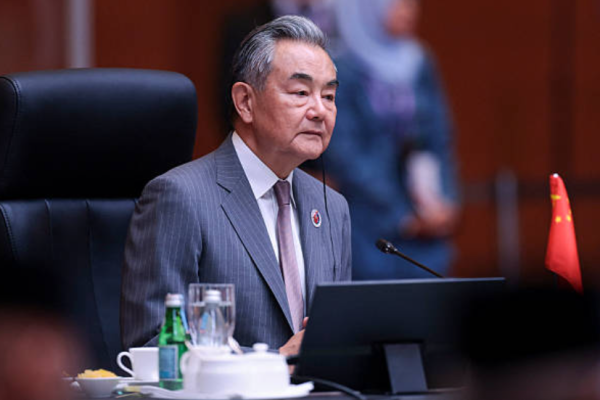 中國外交部長王毅。(Photo by HASNOOR HUSSAIN/POOL/AFP)(Photo by HASNOOR HUSSAIN/POOL/AFP via Getty Images)