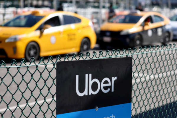 Uber。(Photo by Mario Tama/Getty Images)