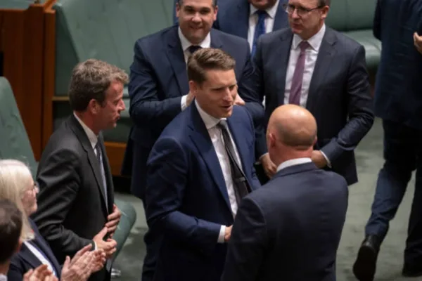 澳大利亚堪培拉，国会议员安德鲁·哈斯蒂（Andrew Hastie）。(Photo by Martin Ollman/Getty Images)