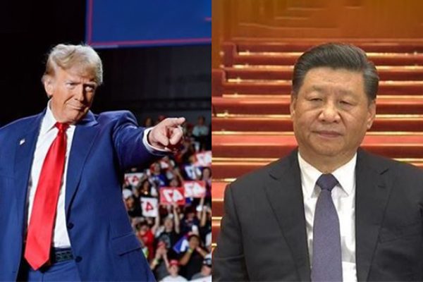 美国总统川普(左)今（22）日出动美军攻打伊朗，外界紧张，此时是否会是中国趁机攻打台湾之时。图：翻摄川普脸书、新华网