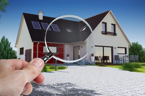 Concept audit et achat immobilier de maison