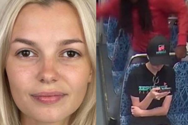一名名叫 Decarlos Brown Jr的男子，无端杀害了 23 岁的乌克兰难民 Iryna Zarutska。（ 图取自x.com / piersmorgan ）