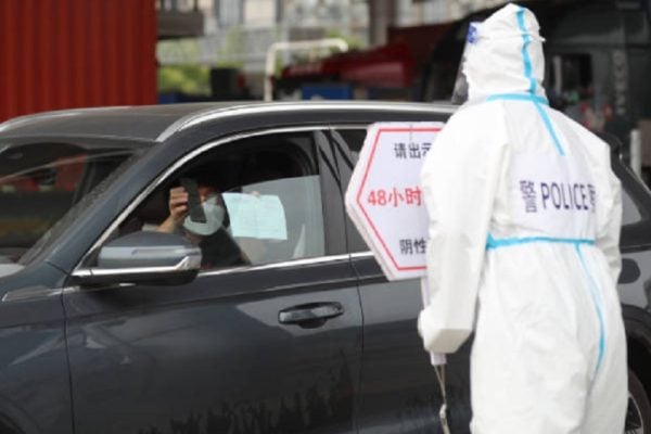 上海疫情。（图片：Zhang Hengwei/China News Service via Getty Images）