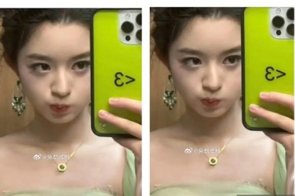 中國大陸女星黃楊鈿甜佩戴高價耳環的爆料在網上持續發酵。5月22日，四川雅安市官方通報，對其父親立案調查。（大紀元合成）