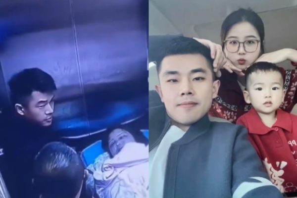 8月22日，河北沧州一名鼻青脸肿的女子被送进医院，经检测，其脑部出血，肺部受伤，腰部骨折，已无生命迹象。据报导，女子长期遭家暴。目前，受害者的婆婆和丈夫已被刑拘。（视频截图合成）