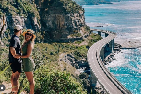 Sea cliff bridge