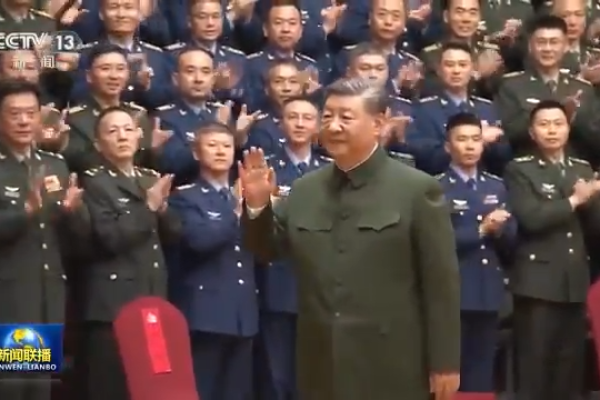 习近平西藏行。（中国新闻社 / 优兔视频截图）