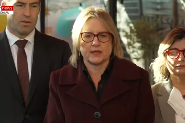 （ 'Disgraceful reporting': Jacinta Allan slams criticism of Respectful Relationships program / 优兔视频截图 ）